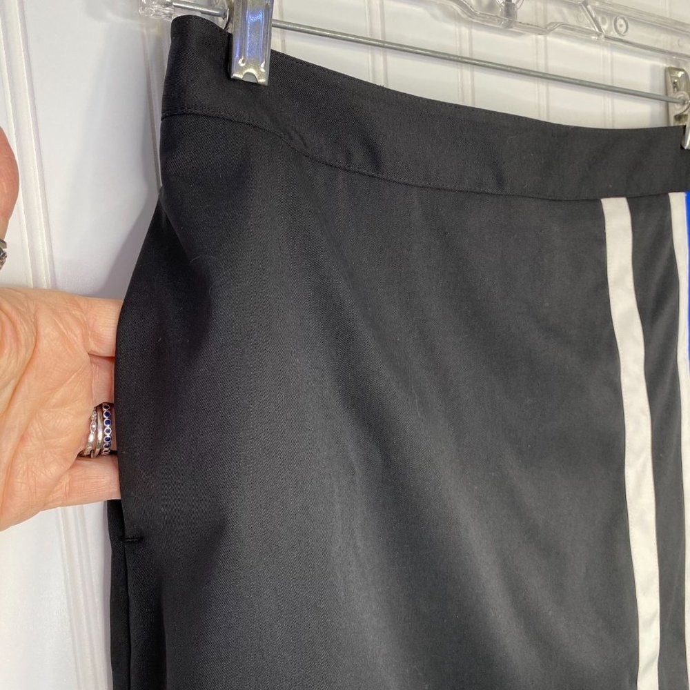 GREG NORMAN Contemporary Striped Skort Skirt L - Picture 2 of 11